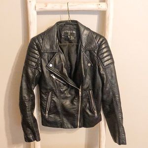 Faux Leather Jacket